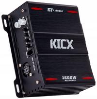 Automobilinis stiprintuvas KICX ST-1.1500DF, monoblokas, 1 kanalas, 650/1050/1500 W RMS, su nuotoliniu valdymu