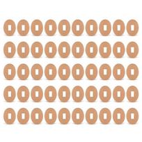 30/50 vnt. vandeniui atsparūs lipnūs pleistrai, skaidri juosta, ilgai išliekantys kūno jutiklių tvirtinimo įrankiai, jutiklio dangtelis G4/5 beige