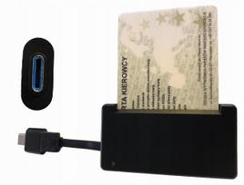 Vairuotojo kortelių skaitytuvas su USB-C jungtimi ir programa