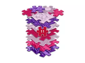 Muffik Orthopedic Sensory Mat Set 11-in-1 Pink 11 Puzzle Pieces Sensory Mat MFK-063