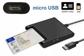 Mikro USB kortelių skaitytuvas telefonui su programine įranga