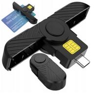 Vairuotojo tachografo kortelių skaitytuvas USB-C, skirtas išmaniajam telefonui