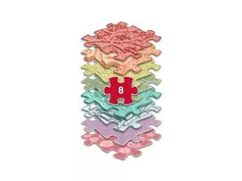 Muffik Orthopedic Sensory Mat Set 8-in-1 Rainbow 8 Puzzle Pieces Sensory Play Mat MFK-106
