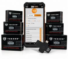 Tachografo popierius TEKSON 3D TACHO MOBILE, 5 ritinėliai
