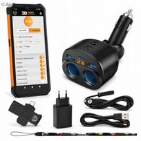 3D TACHO MOBILE tachografų ir kortelių skaitytuvas su įkrovikliu ir dirželiu