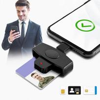 Vairuotojo kortelių skaitytuvas su USB-C, tachografui, su programa