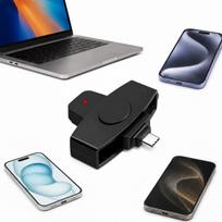 USB-C tachografo kortelių skaitytuvas išmaniesiems telefonams