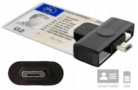 USB-MICRO kortelių skaitytuvas telefonui su programa