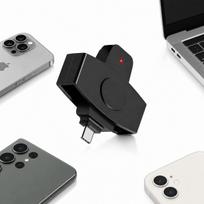 USB-C tachografo kortelių skaitytuvas Tacho Rotary išmaniajam telefonui