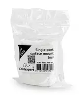 Gembird Cablexpert NCAC-1F6-01 Network Surface Mount Box, 1 Port RJ45 Cat6 UTP, White