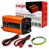 Įtampos keitiklis 12V/24V į 230V, 600VA, 300W, modifikuotos sinuso bangos, su USB