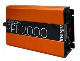 Įtampos keitiklis MAXIMUS 12V į 230V, 2000VA, 1000W, grynos sinusoidės, su USB QC ir LCD