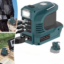 Maitinimo keitiklis Makita 18V LXT akumuliatoriui, 180W, su USB ir LED lempute