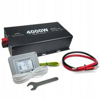 Automobilinis inverteris Polion 4000W, 48V/230V, grynųjų sinusų