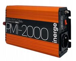 Įtampos keitiklis MAXIMUS 12V į 230V, 2000VA, 1000W, modifikuota sinusinė banga, LED