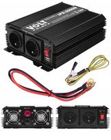 Automobilinis įtampos keitiklis VOLT, 12V į 230V, 1000W/2000W, su USB, Lenkija