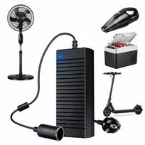 Įtampos keitiklis 230V į 12V, maitinimo adapteris automobiliui