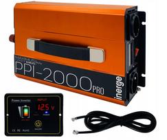 Įtampos keitiklis MAXIMUS PRO 12V į 230V 1000W, grynos sinusoidės, su pulteliu
