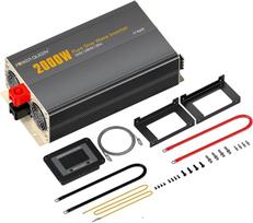 Inverteris Power Queen, 2000 W, 12 V į 230 V, grynos sinusinės bangos, kemperiams, laivams, saulės energijai