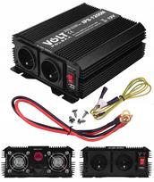 Automobilinis inverteris VOLT POLSKA, 12V/230V, 800W/1200W, su USB