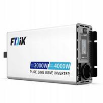 Įtampos keitiklis automobiliui 24V į 220V, 4000W, grynos sinusinės bangos