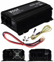 Automobilinis įtampos keitiklis 24V, 1500W/3000W, pilna sinusinė banga, USB, TIR, pagaminta Lenkijoje