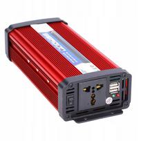 Automobilinis inverteris 12V į 220V, 2000W/4000W, su USB, sinusinės bangos