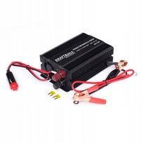 Automobilinis inverteris 12V į 230V, 300W, su kabeliais