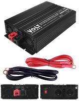 Automobilinis įtampos keitiklis 24V, 2500W/5000W, pilnos sinusinės bangos, su USB, pagaminta Lenkijoje