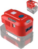 Keitiklis TPDL 150W, tinkantis Einhell 18V akumuliatoriams, su 230V, USB ir LED