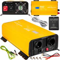Įtampos keitiklis 24V į 230V, 3000W, grynos sinusinės bangos