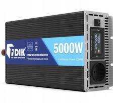 Įtampos keitiklis FDIK 12V 5000W, grynos sinusinės bangos