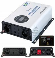 Įtampos keitiklis VOLT POLSKA SINUS TRAVEL 4000 LCD 24V/230V su nuotolinio valdymo pultu