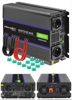 Automobilinis įtampos keitiklis 12V į 230V, 3000W/6000W, modifikuota sinusinė banga, tinka šildytuvui ir kompiuteriui