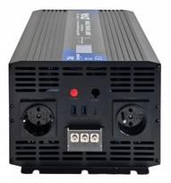 Įtampos keitiklis VOLT POLSKA SINUS TRAVEL 6000 LCD 24V/230V su nuotoliniu valdymu