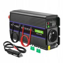Įtampos keitiklis Qoltec Monolith 1200 MS Wave, 12V į 230V, 600/1200 W
