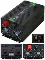 Įtampos keitiklis VOLT POLSKA SINE TRAVEL 6000 LCD 12V/230V su nuotolinio valdymo pultu