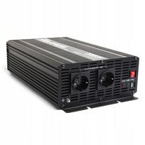 Įtampos keitiklis Carspa CAR3KU-24, 24V/230V, 3000W, USB, modifikuota sinusoidė