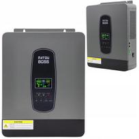 Saulės inverteris 3000W 24V/230V, grynas sinusas, MPPT 80A, hibridinis, 5500W PV