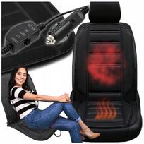Automobilio sėdynės šildomas kilimėlis, juodos spalvos