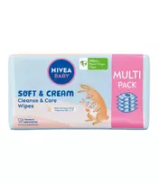NIVEA Baby Soft & Cream drėgnosios servetėlės mažyliams 4x57