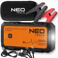 Automobilio paleidimo įrenginys NEO TOOLS, 12000mAh, su LED, Powerbank