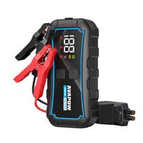 Automobilio paleidimo įrenginys Avapow 12V 12000 mAh, 2000A, su žibintuvėliu ir išorine baterija