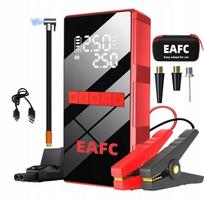 Automobilio starteris su kompresoriumi, 4000A, 12V, 26800mAh, LED