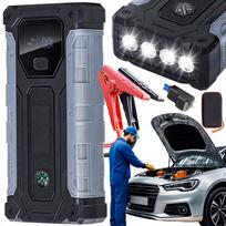 Nešiojamas paleidimo įrenginys 12V, 8000mAh, su LED, srovė iki 600A
