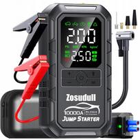 Automobilio paleidimo įrenginys su kompresoriumi JUMP STARTER 12V 10000A, 180 PSI