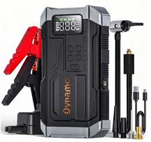 Automobilio paleidimo starteris su kompresoriumi, powerbank, žibintuvėliu ir dėklu 4in1