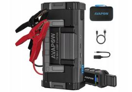 Automobilio užvedimo starteris AVAPOW T8 Max, 6000A, 24000mAh, su LED