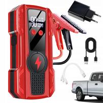 Automobilinis paleidimo įrenginys BOOSTER 1000A, 90000mAh, 12V, 2 USB lizdai, su apsauga