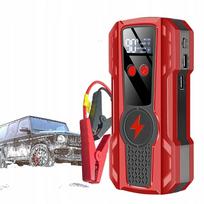 Automobilio paleidimo starteris su 99900 mAh akumuliatoriumi, žibintuvėliu ir plaktuku